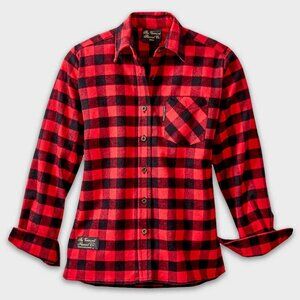 Vermont Flannel Women's shirt Medium Red Buffalo